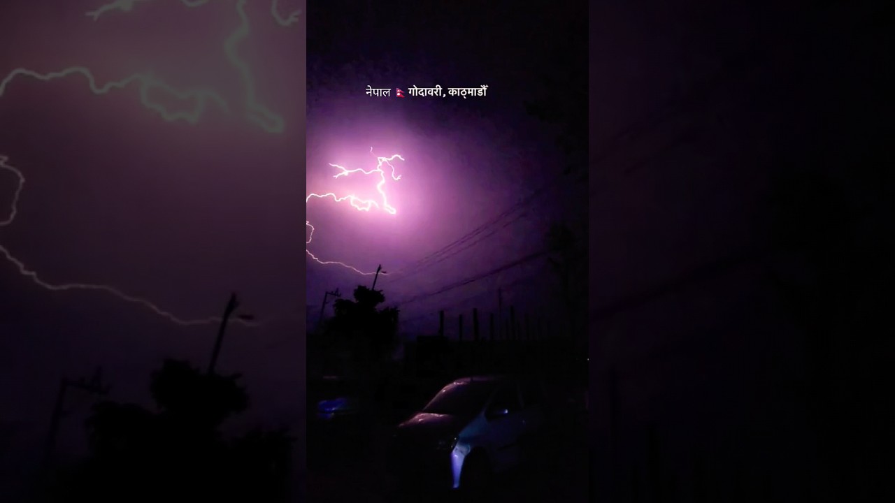Lightening in Nepal 🇳🇵 