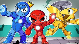 RAINBOW FRIENDS But They're IRONMAN?! (Animation)