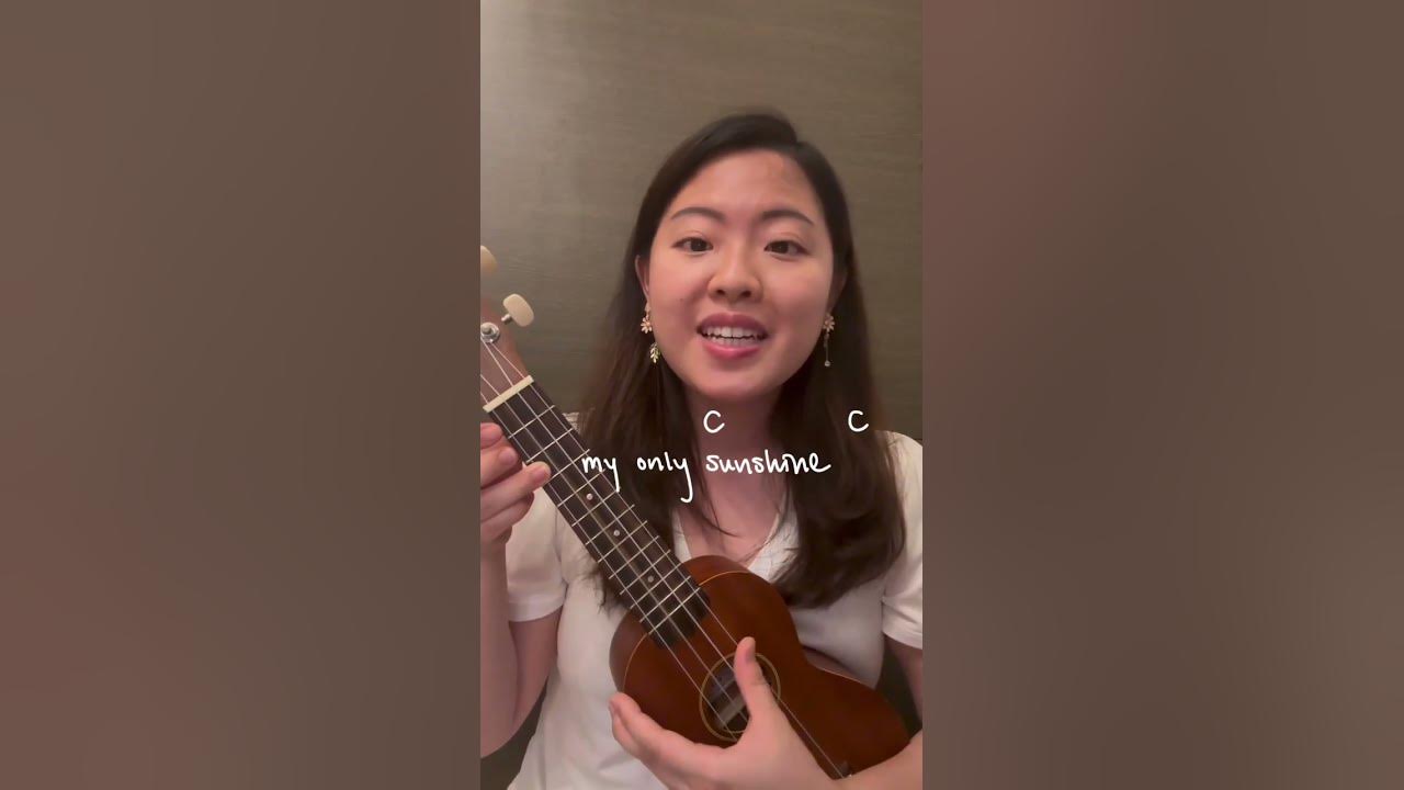 ☀️YOU ARE MY SUNSHINE UKULELE PLAYALONG!  #shorts