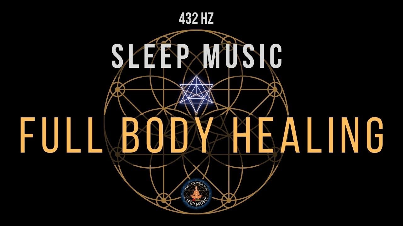 BLACK SCREEN SLEEP MUSIC ☯ 432 Hz ☯ Release Subconscious