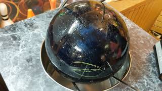 A safe way to get the oil and plasticizer out of your Bowling Ball.