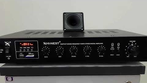 Hi-Nest B-52 Swiftlet Sound frequencies Tune Digital Stereo Amplifier