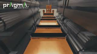 Pragma MATRIX ROW: Automated Material Flow from Racking to Production