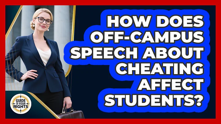 How Does Off-Campus Speech About Cheating Affect Students?