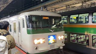 【4K 60fps】20210313 最終定期運用 JR東日本 185系湘南ライナー17号 グリーン車乗車記