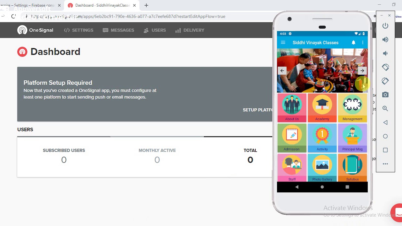 How To Send Notification In Android Apps Using Onesignal With Firebase How to send notification in android apps using onesignal with firebase
