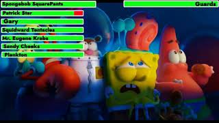 The Spongebob Movie: Sponge On the Run Final Battle with healthbars