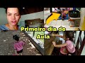 😬PRIMEIRO DIA DE AULA DA MINHA FILHA|NÃO ACREDITO QUE ELA FEZ ISSO!!