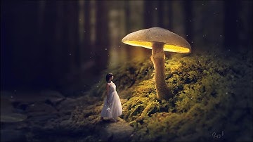Glowing Mushroom | Photoshop Fantasy Manipulation Tutorial