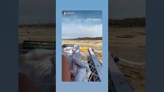 Suasana pagi hari di Seabreeze cafe Nusa Ceningan