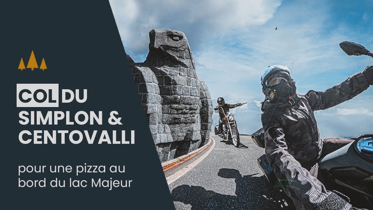 🔥Col du Simplon et Centovalli,  Pizza au Lac Majeur 🍕🏍️ BMW 1300gs, Harley Sportster, Roadtrip Moto