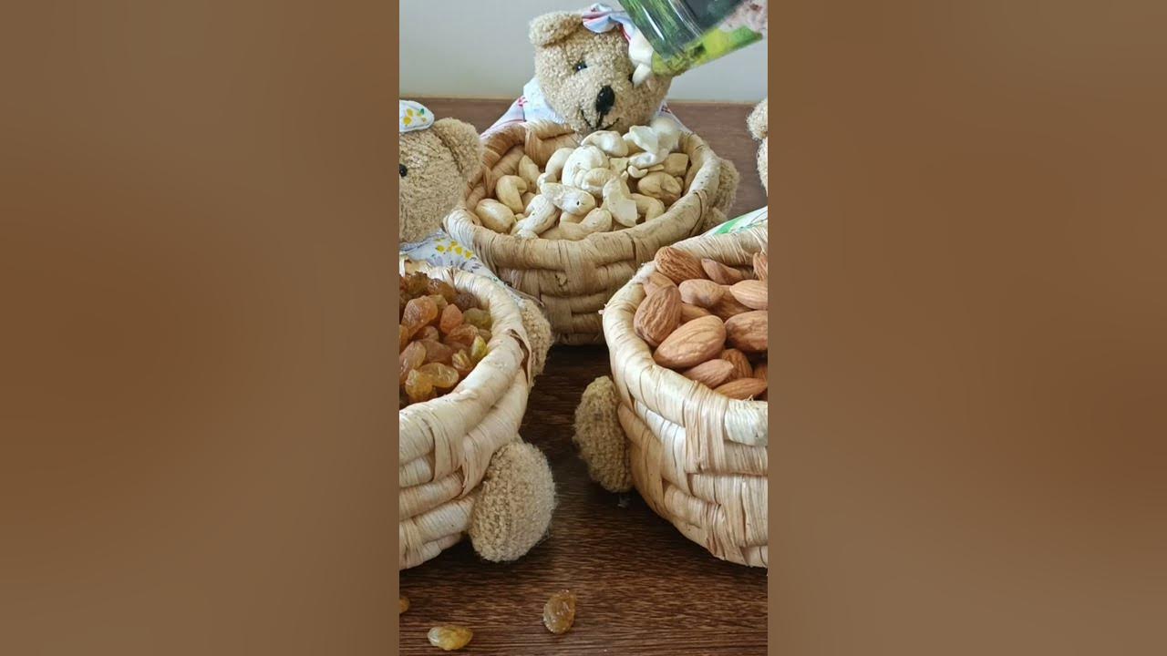 Dry fruits plate decoration 😍 YouTube