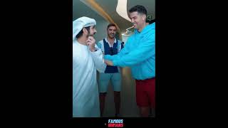 Ronaldo Visits Crown Prince of Dubai | First Post | Juventus Footage