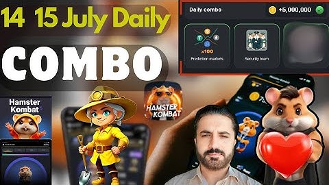 14 - 15 July Daily Hamster Kombat Combo: 5M Coins!