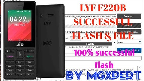 Jio f220b flash file latest version