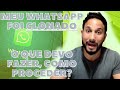 Meu WHATSAPP foi clonado, o que devo fazer? Como devo proceder?