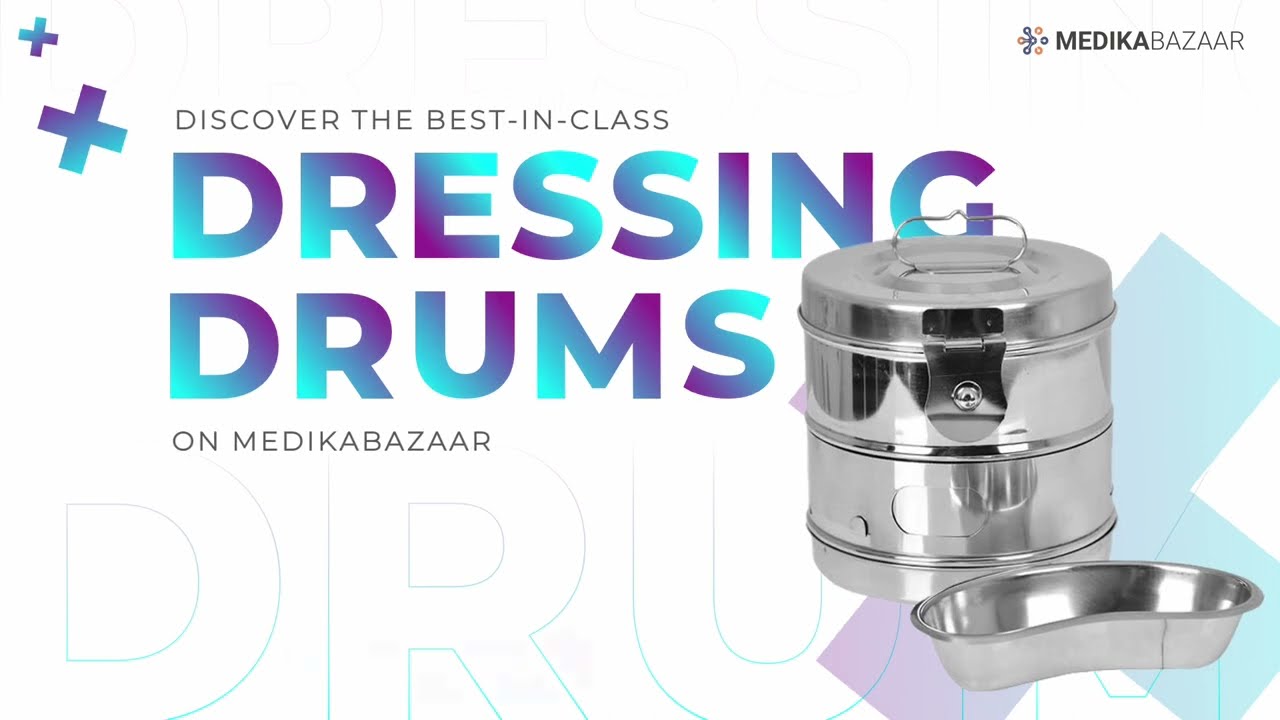 Know more about Dressing Drums- An Equipment used for Sterilizing and Storing Surgical Dressings