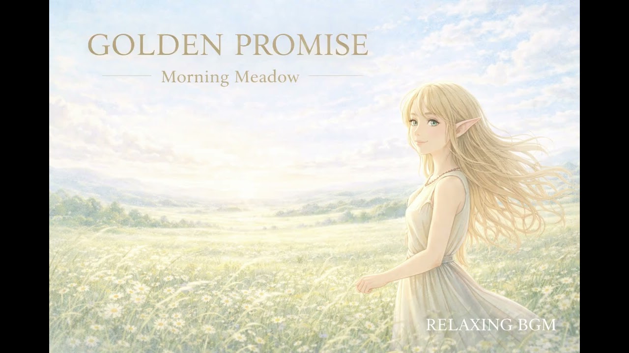 Golden Morning Promise | Peaceful Meadow Fantasy (No Vocals)