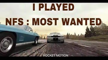 Need For Speed Most Wanted Android  Gameplay | Dodge Challenger #needforspeed #stopmotionanimation