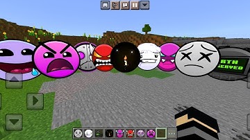 Lobotomy Nextbots Geometry Dash Difficulty Faces V3 MOD UPDATE in MINECRAFT PE