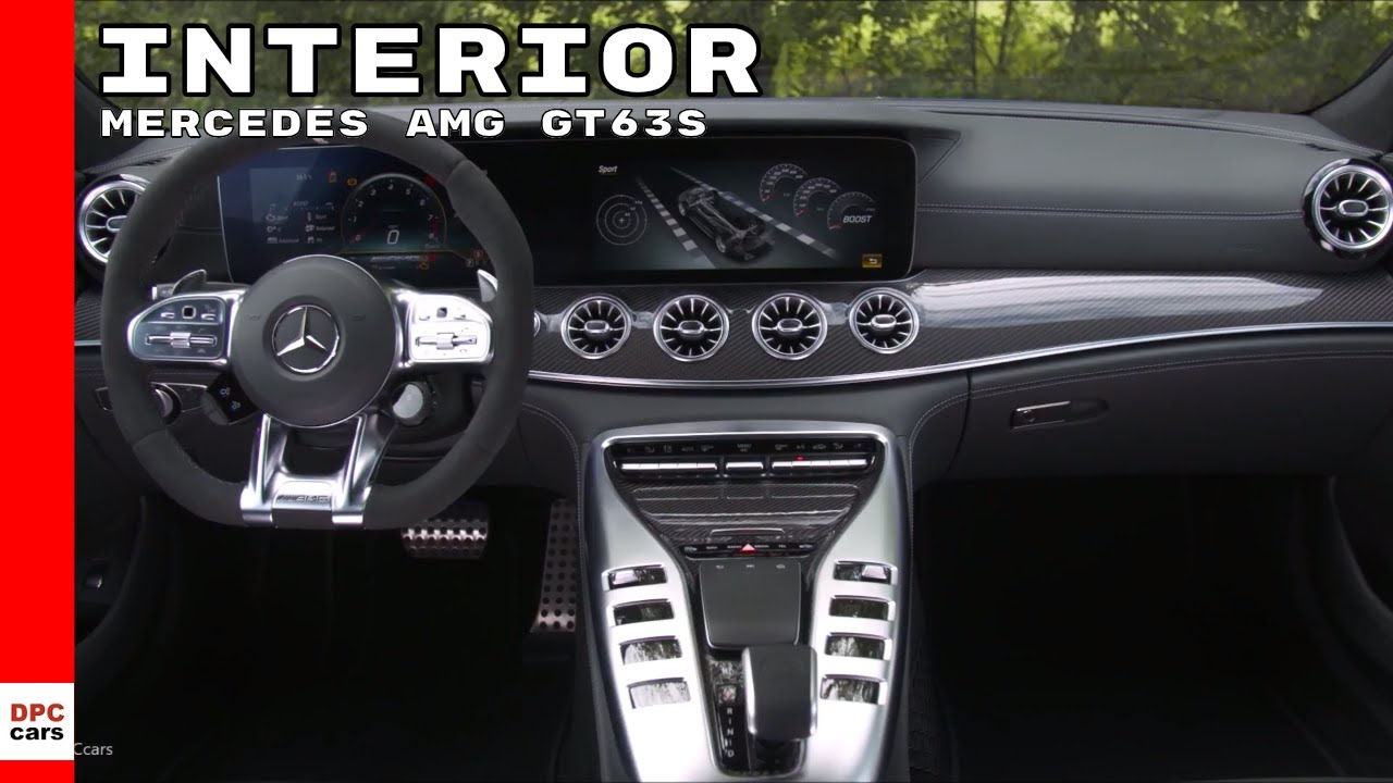 2019 Mercedes Amg Gt63s 4 Door Coupe Interior Youtube