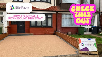 How to install a Resin Bound Driveway using @VubaResinProducts