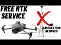 Rtk service for dji mavic 3 enterprise for free gnss  gps beidou glonass galileo