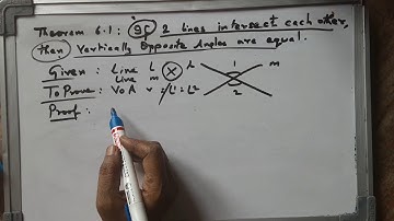 Theorem 6.1 class 9 cbse VOA PROOF in telugu