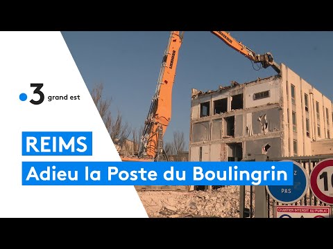 Reims : la Poste du Boulingrin démolie et remplacée par des logements haut de gamme