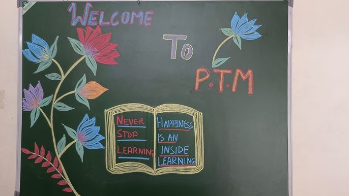 Blackboard Decoration | Chalkboard Art | Blackboard Drawings | PTM ...