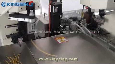 Fully Automatic Wire Stripping and Crimping Machine With Sleeve Inserting Function