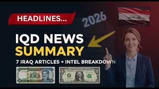 IQD News Summary 2026 🔥 7 Iraq Articles + Intel Breakdown