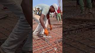 How Rebar Binding Works: Building a Strong Concrete Slab 🏗️