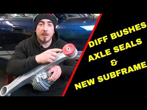 MX5 DIFF BUSHING UPGRADE / AXLE SEAL INSTALL : MX5 TURBO BUILD pt 31