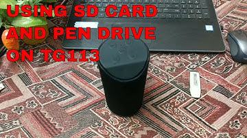 HOW TO USE PEN DRIVE AND SD CARD IN TG 113 |