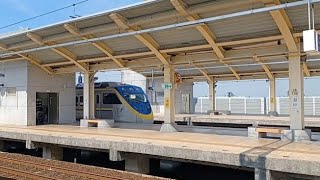 《鳴笛注意》3172次EMU800型區間車潮州進站待發 疑似有人闖越警戒線被司機大聲鳴笛警告
