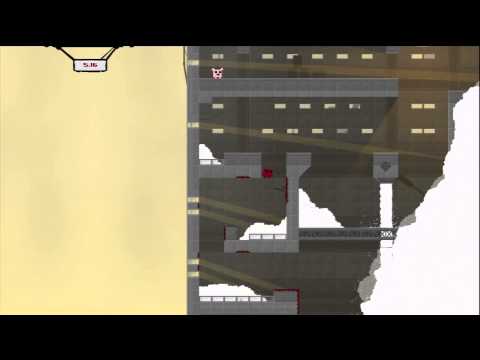 Super Meat Boy - The Salt Factory: Level 2: A+ Walkthrough