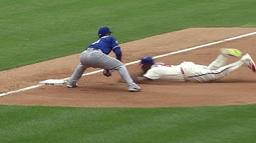 KC@PHI: Gordon throws out Howard at third base