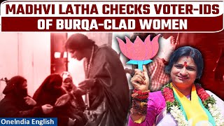 Madhavi Latha Caught On Cam: Booked For Checking IDs Of Burqa-Clad Women Voters In Hyderabad