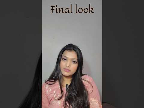 pink outfit 🩷par makeup kaise kare...#shorts