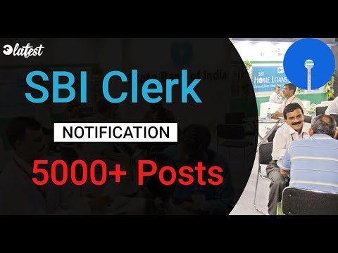 SBI Clerk Notification 2022 || 5000+ Posts || Exam Date, Age Limit ...