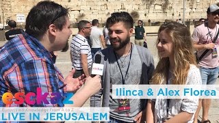 Esckaz In Jerusalem Interview With Ilinca And Alex Florea Romania At Israel Calling Youtube