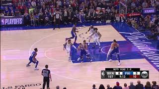 Ben Simmons Triple-Double Full Game 2 Highlights vs Nets 2019 NBA Playoffs - 18 Pts, 12 Ast, 10 Reb!