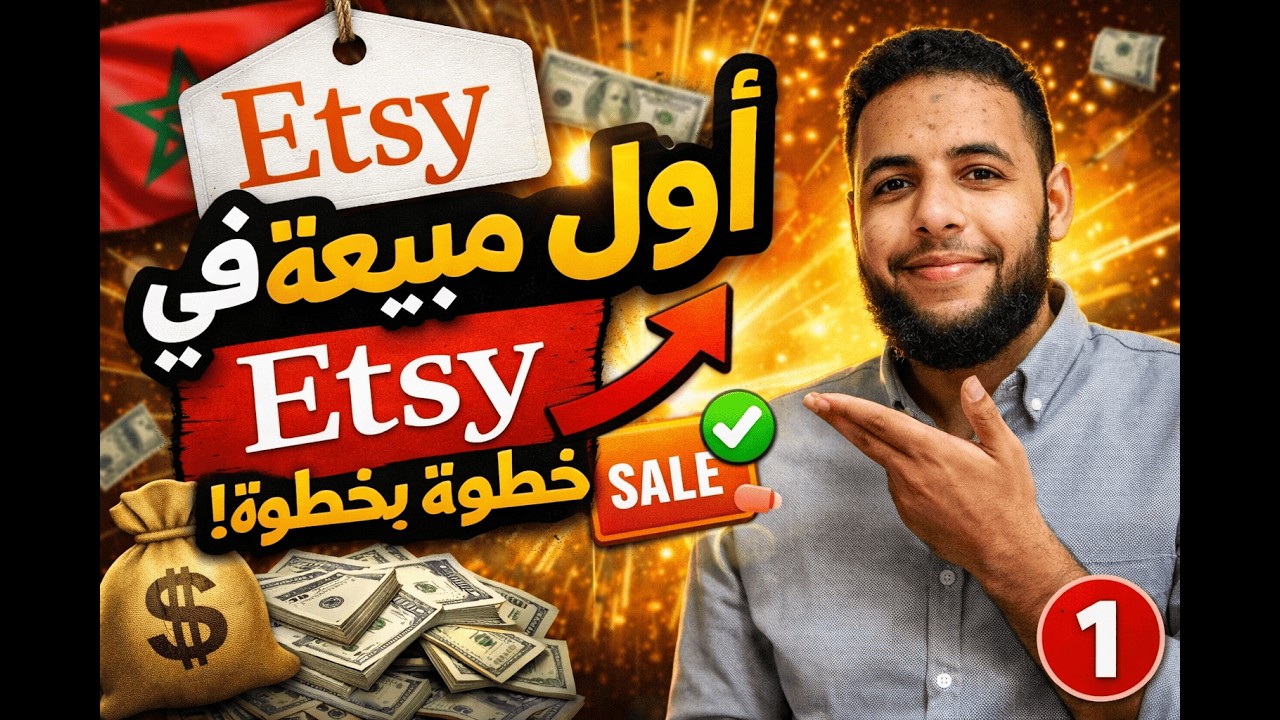 ها كيفاش جبت أول مبيعة في Etsy خطوة بخطوة + الدليل | طريقة مضمونة للمبتدئين