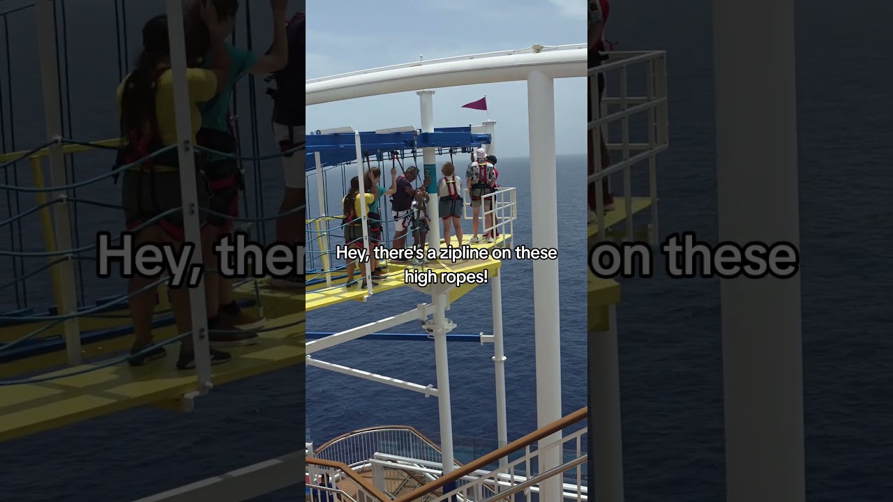 High ropes and zipline = fun #travel