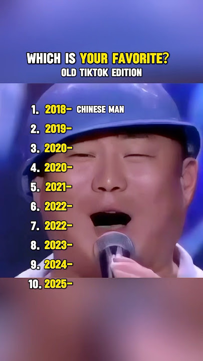 Which year would you like to go back to ?#tiktok #throwback #oldtiktok #foryou #2020 #2022 #2018