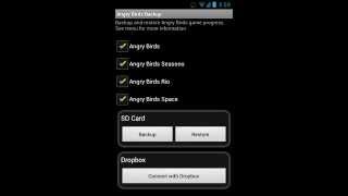 How to Backup Angry Birds Space Save Game & Settings screenshot 2