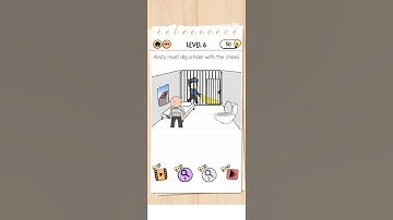 Andy must dig a hole with the chisel. | Level 6 | Brain test 2 |