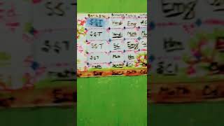 my custom time table #short