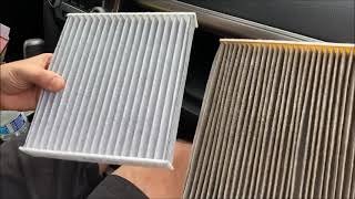 HOW TO change CABIN AIR FILTER in a Toyota Camry